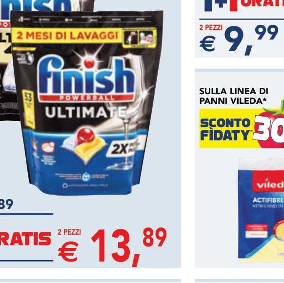 SULLA LINEA DI PANNI VILEDA