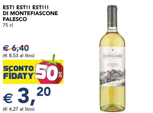 EST! EST!! EST!!! DI MONTEFIASCONE FALESCO 75 cl