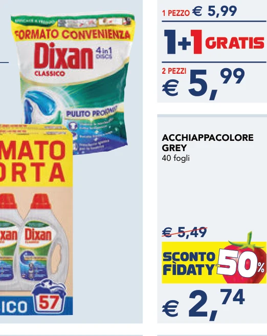 ACCHIAPPACOLORE GREY 40 fogli