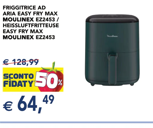 FRIGGITRICE AD ARIA EASY FRY MAX MOULINEX MOULINEX EZ2453 / HEISSLUFTFRITTEUSE EASY FRY MAX MOULINEX MOULINEX EZ2453