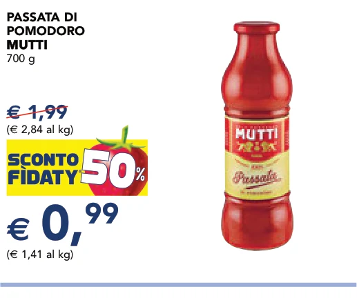 PASSATA DI POMODORO MUTTI 700 g - Mutti