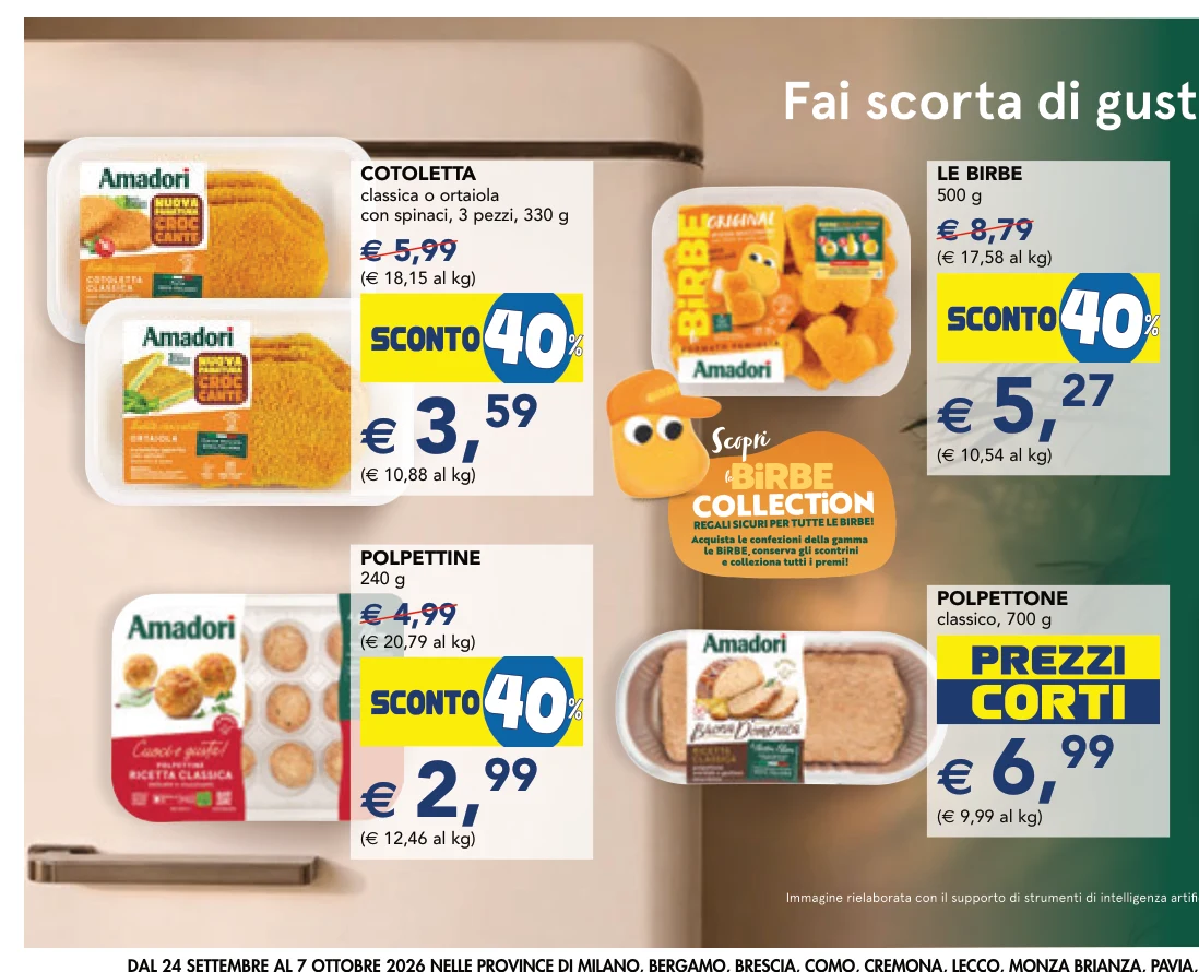 COTOLETTA classica o ortaiola con spinaci, 3 pezzi, 330 g