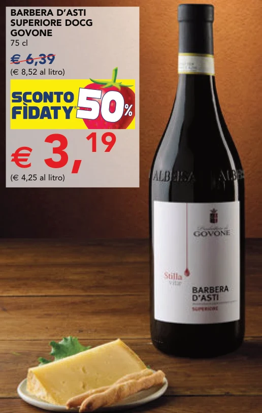 BARBERA D’ASTI SUPERIORE DOCG GOVONE 75 cl