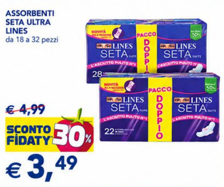 Assorbenti Seta Ultra Lines