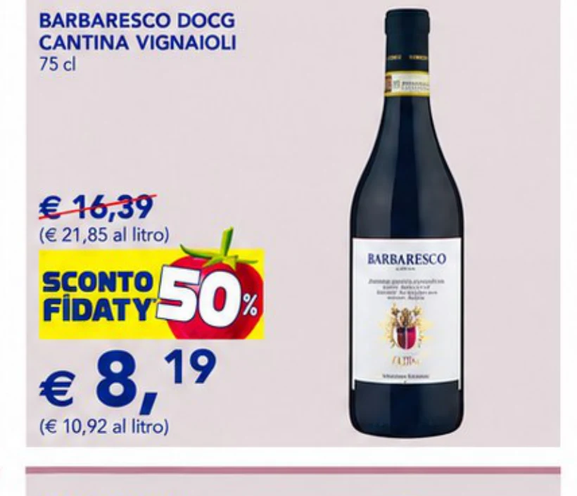 Barbaresco Docg Cantina Vignaioli