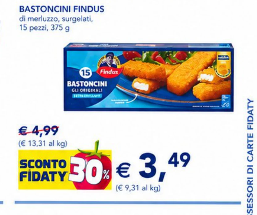 Bastoncini Findus