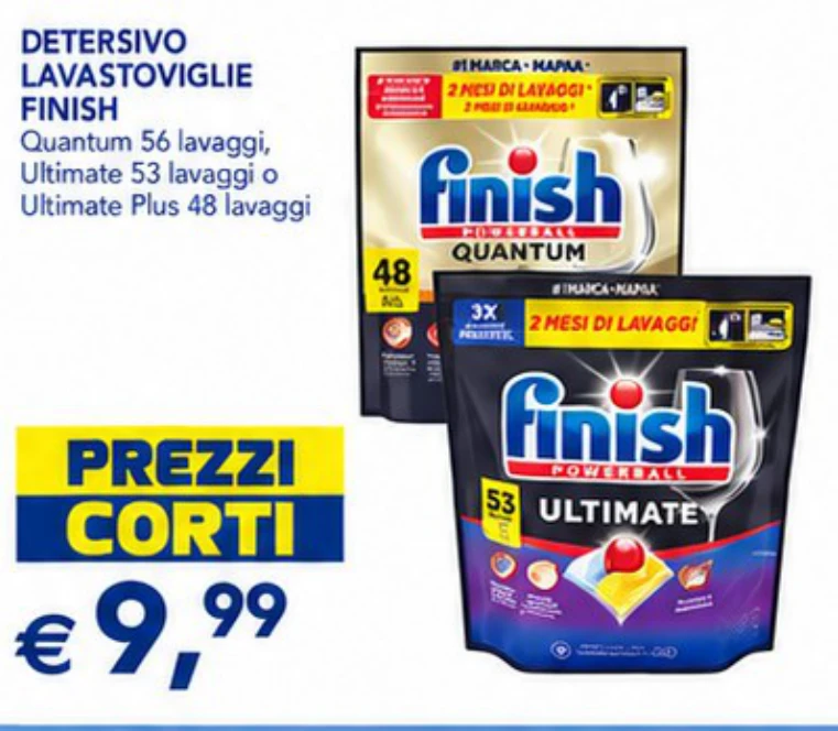 Detersivo Lavastoviglie Finish