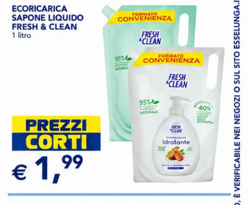 Ecoricarica Sapone Liquido Fresh & Clean