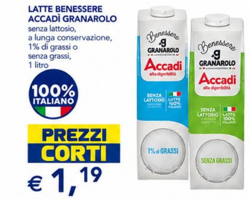 Latte Benessere Accadì - Granarolo