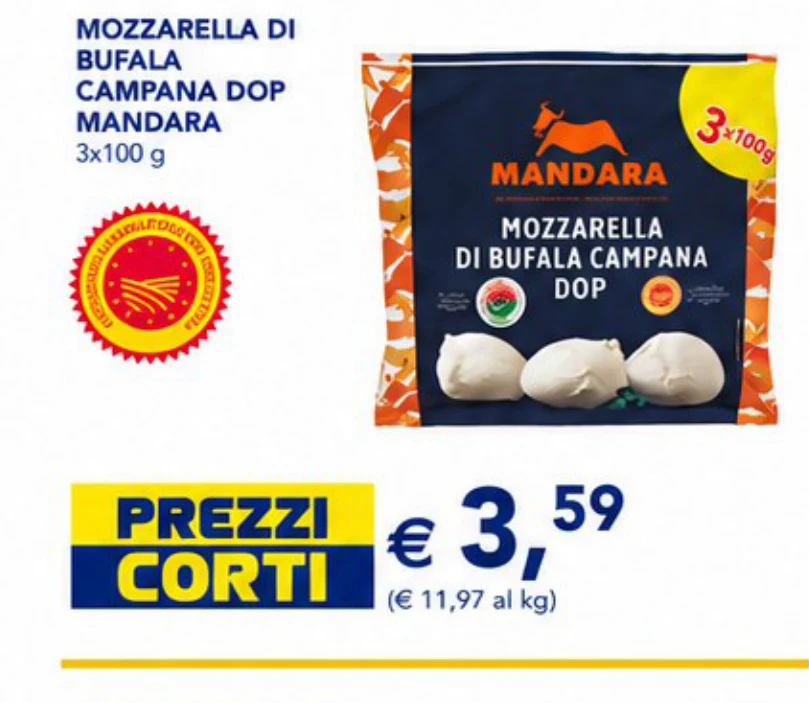 Mozzarella Di Bufala Campana Dop - Mandara