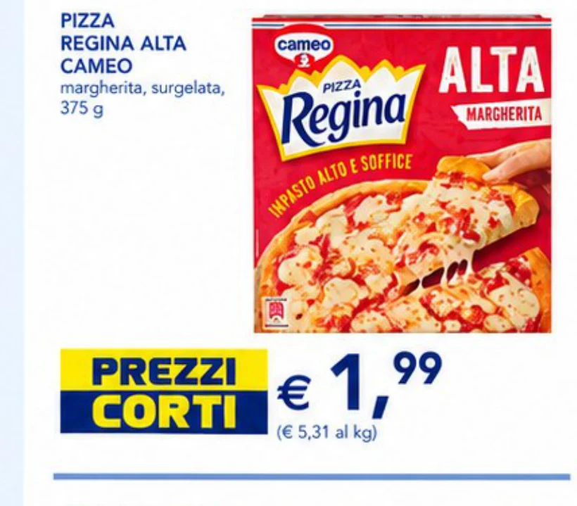 Pizza Regina Alta Cameo