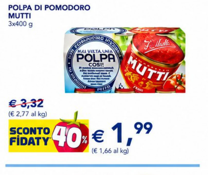 Polpa Di Pomodoro - Mutti