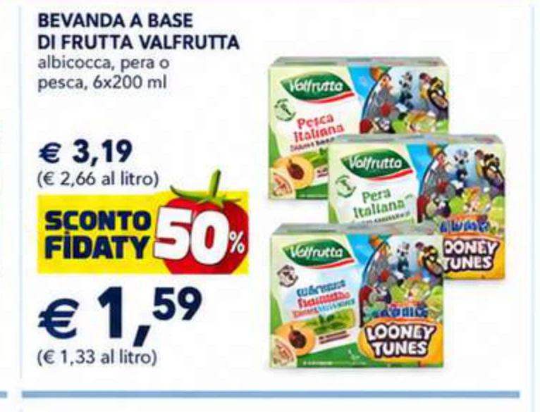 Bevanda A Base Di Frutta Valfrutta