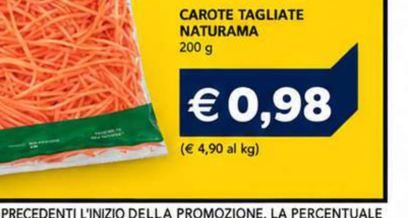 Carote Tagliate Naturama