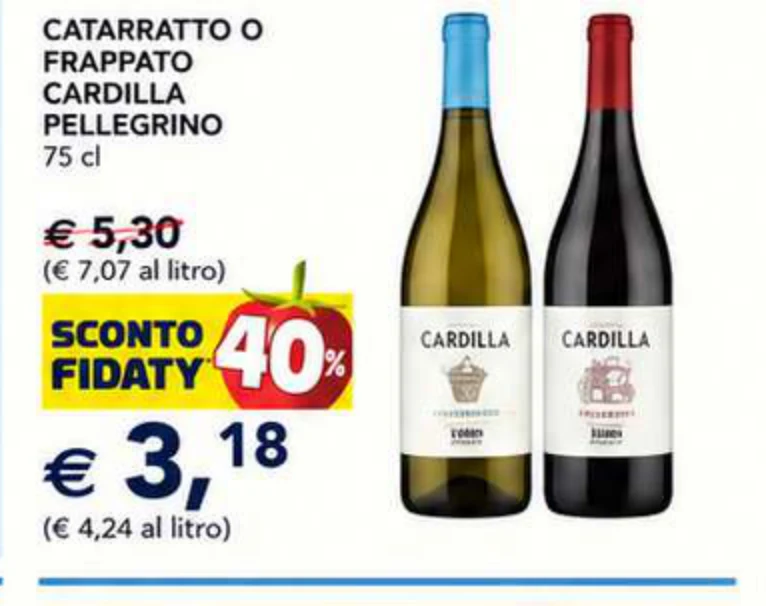 Catarratto O Frappato Cardilla Pellegrino