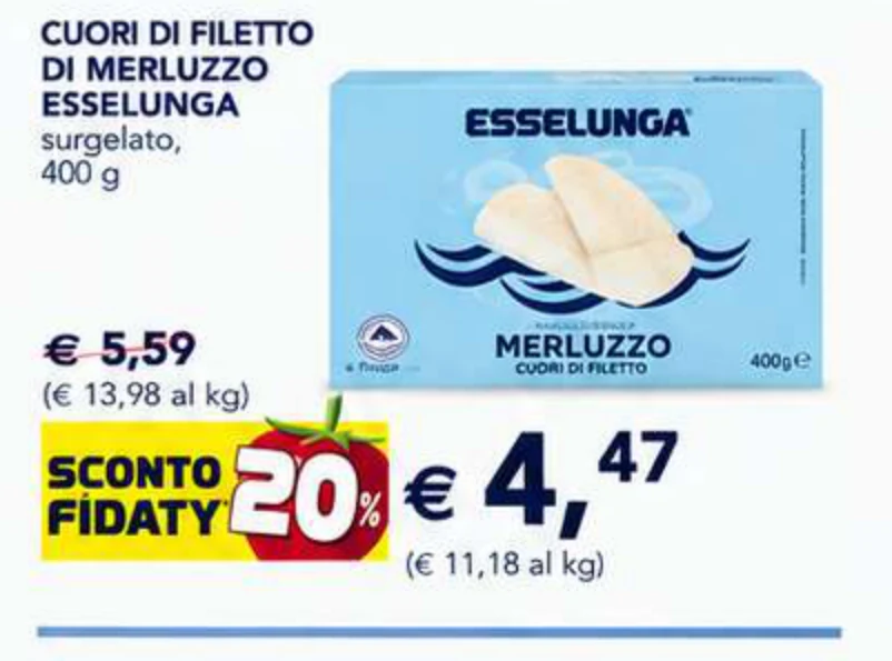 Cuori Di Filetto Di Merluzzo - Esselunga