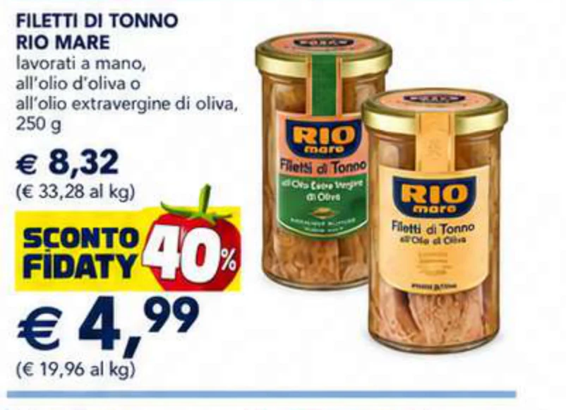 Filetti Di Tonno Rio Mare
