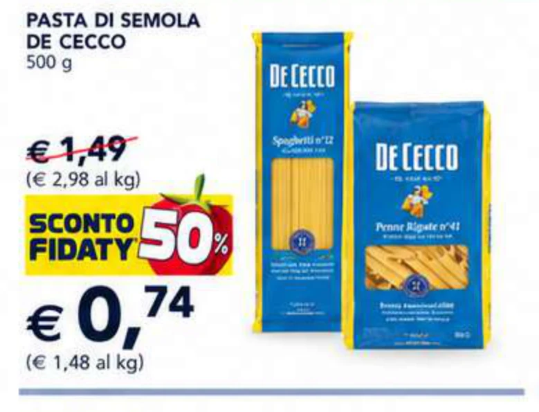 Pasta Di Semola - De Cecco