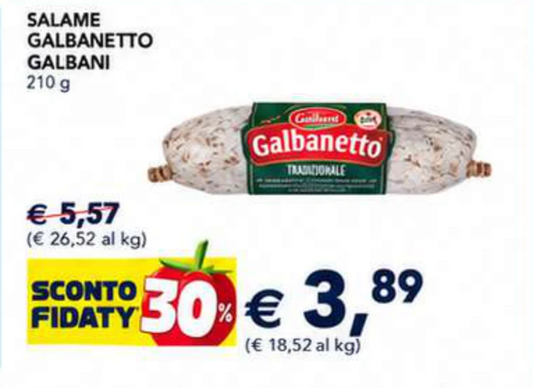 Salame Galbanetto - Galbani