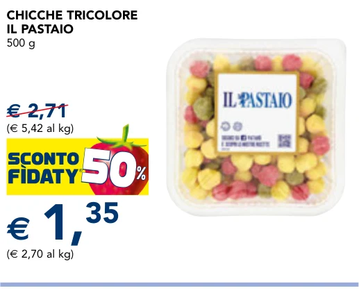 CHICCHE TRICOLORE 500 g - Il Pastaio