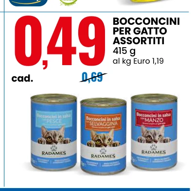 BOCCONCINI PER GATTO ASSORTITI
