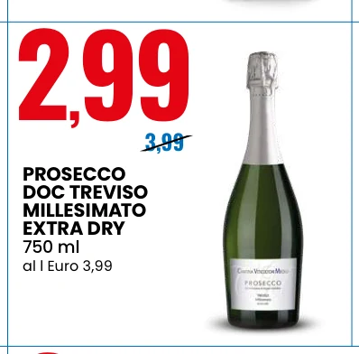 PROSECCO DOC TREVISO MILLESIMATO EXTRA DRY