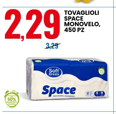 TOVAGLIOLI SPACE MONOVELO,