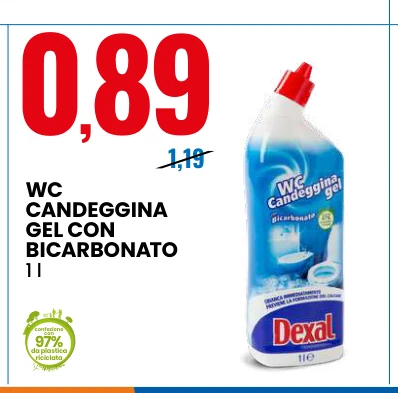 WC CANDEGGINA GEL CON BICARBONATO