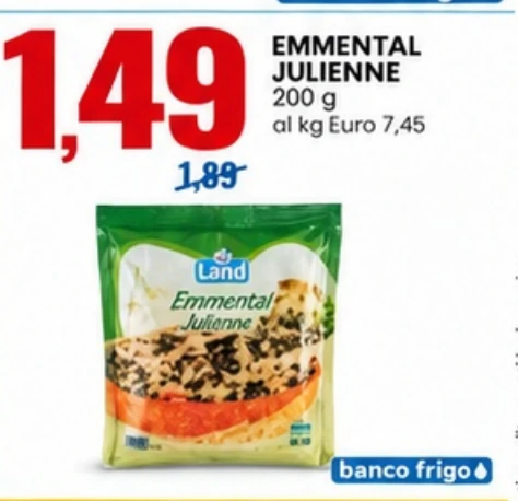 Emmental julienne 200 g
