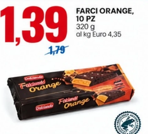 Farci Orange 10 pezzi 320 g
