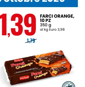Farci Orange 10 pezzi 350 g