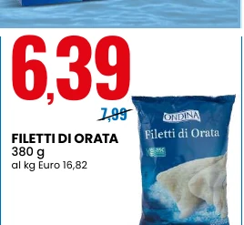 Filetti di orata 380 g