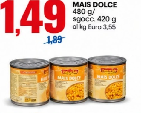 Mais dolce 480 g