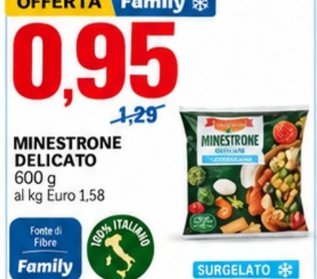 Minestrone delicato 600 g