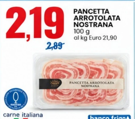 Pancetta arrotolata nostrana 100 g