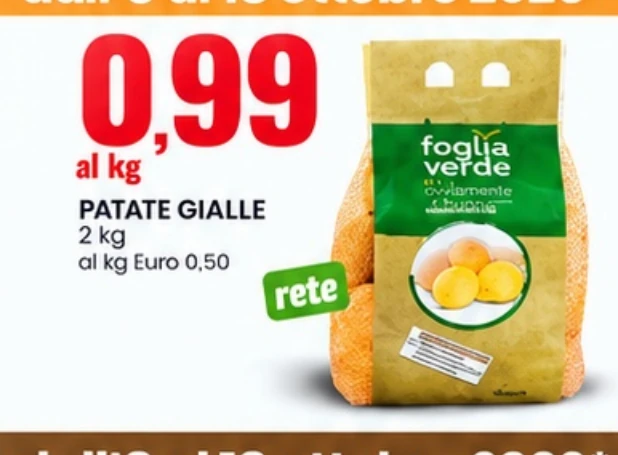 Patate gialle 2 kg
