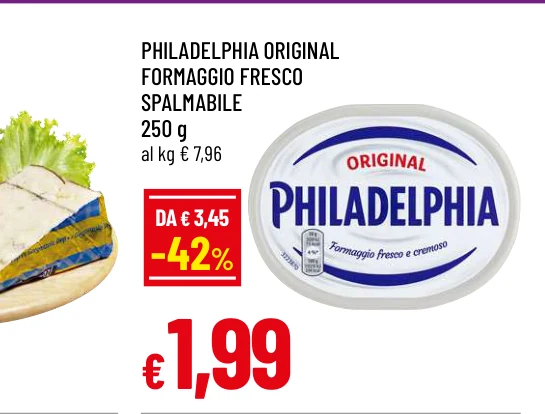 PHILADELPHIA ORIGINAL FORMAGGIO FRESCO SPALMABILE
