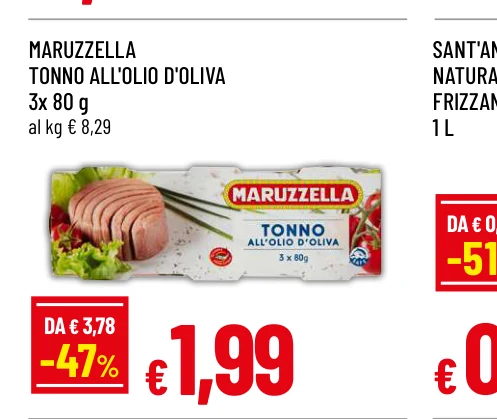 MARUZZELLA TONNO ALL'OLIO D'OLIVA