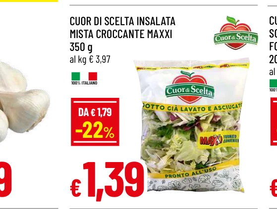 INSALATA MISTA CROCCANTE MAXXI - Cuor di Scelta