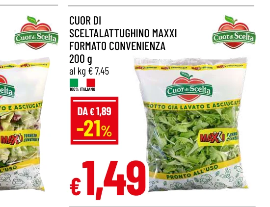 CUOR DI SCELTALATTUGHINO MAXXI FORMATO CONVENIENZA - Cuor di Scelta
