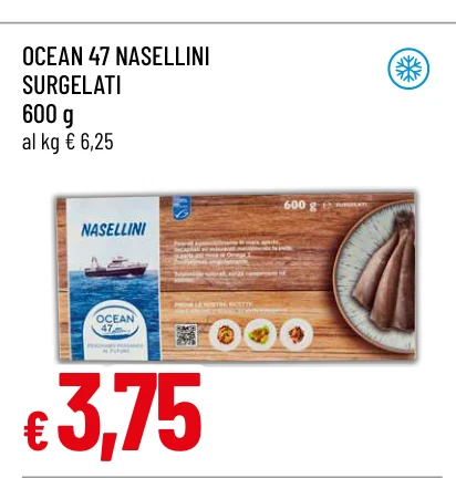 OCEAN 47 NASELLINI SURGELATI