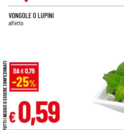 VONGOLE O LUPINI