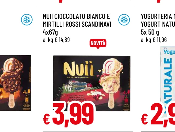 NUII CIOCCOLATO BIANCO E MIRTILLI ROSSI SCANDINAVI