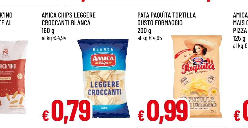 LEGGERE CROCCANTI BLANCA - Amica Chips