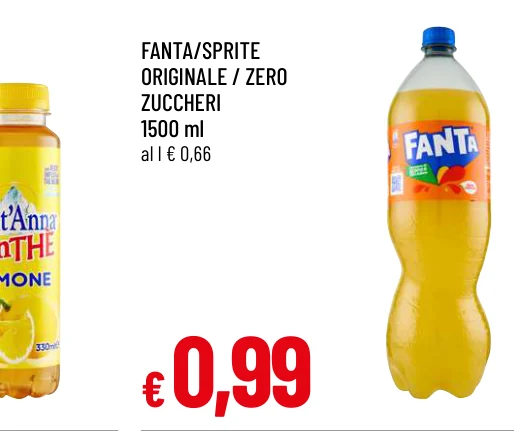 /SPRITE ORIGINALE / ZERO ZUCCHERI - Fanta