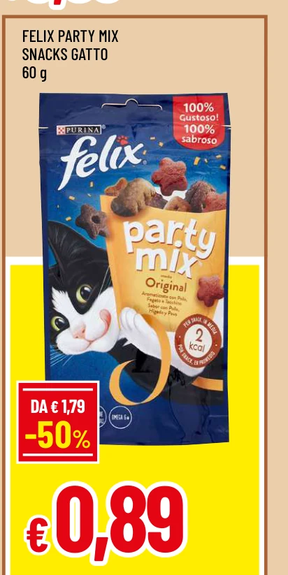 FELIX PARTY MIX SNACKS GATTO