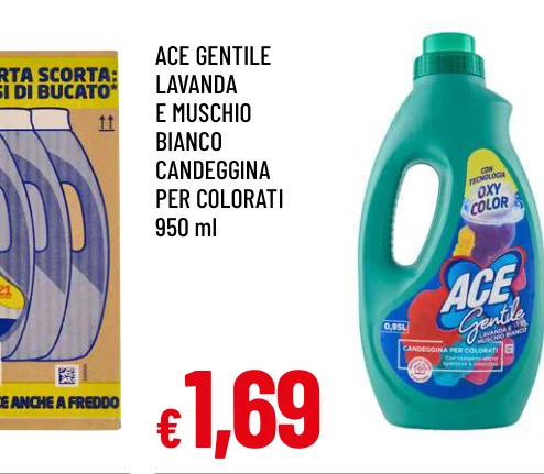 GENTILE LAVANDA E MUSCHIO BIANCO CANDEGGINA PER COLORATI - Ace