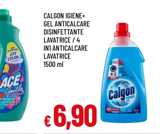 CALGON IGIENE+ GEL ANTICALCARE DISINFETTANTE LAVATRICE / 4 IN1 ANTICALCARE LAVATRICE