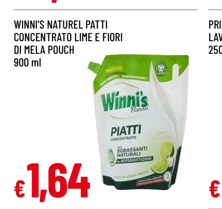 WINNI'S NATUREL PATTI CONCENTRATO LIME E FIORI DI MELA POUCH
