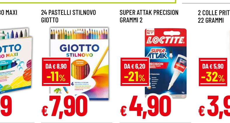 24 PASTELLI STILNOVO GIOTTO